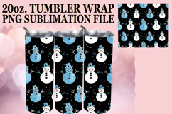 Cozy Sunsets 20oz tumbler wrap, Christmas Product Image 1