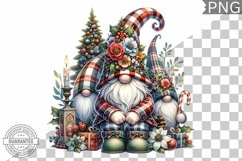 Christmas Gnome Sublimation - Clipart PNG Design Product Image 1