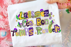 Laissez Les Bon Temps Rouler Png, Mardi Gras Bow Product Image 2