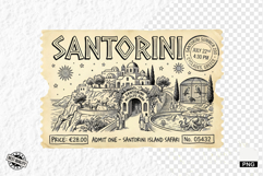 Old Zoo Tickets PNG illustrations Product Image 1