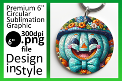 Cute Circle Design for Coasters , Cute Pumpkin Product Image 1