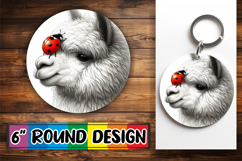 Cheerful Circle Keychain Magic, Cute Animals Product Image 1