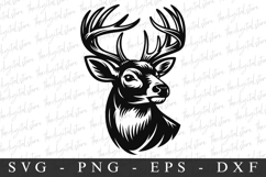 Christmas Deer Svg | Christmas svg | Svg cut file Product Image 1