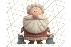 Santa Claus Clipart, North Pole Holiday PNG Graphics Product Image 2