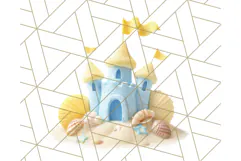 Sky Blue and Sunshine Yellow Summer Clipart PNG, Tropical Product Image 2