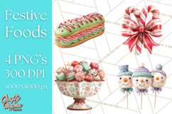 Christmas Sweets Food Cookies PNG Product Image 1