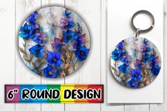 Gilded 3D Bloom Sublimation Pendants Product Image 1