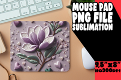 SWEET MOUSE PAD INNOVATIVE PNG, 3D Flower Product Image 1
