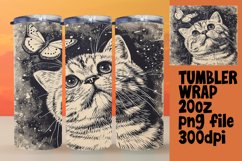 Whisker Whirlwind: Sublimation Tumblers Featuring Cats Product Image 1