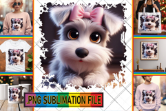 Sweet TSHIRT Magic PNG, 3D Dog Product Image 1
