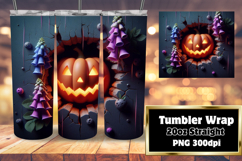 ARTISTIC 20oz Tumbler Design for Gifts , 3D Pumpkin Product Image 1