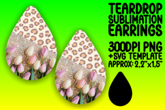 Cute Teardrop Design PNG for Printing , Leopard Print Product Image 1