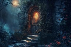 Enchanted forest doorway at twilight Product Image 1