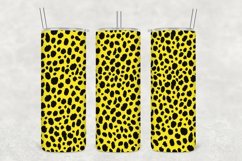 Summer Gold Leopard Pattern Tumbler Sublimation Product Image 1
