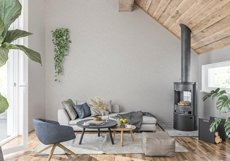 Wall mockup - Wallpaper mockup - Living room scene Product Image 3