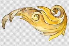 Gold monograms Watercolor png 4 Product Image 7