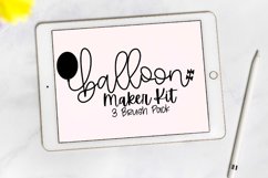 Procreate - Balloon Maker Kit - 3 Brushes Product Image 1