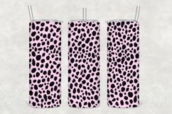 Sweet Pink Leopard Pattern Tumbler Sublimation Product Image 1