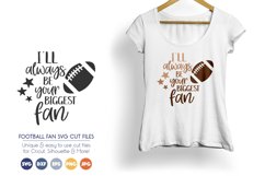 Football SVG - All Always Be Your Biggest Fan Product Image 1