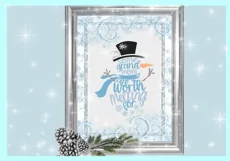Some GrandMoms Are Worth Melting For Snowman SVG DXF EPS PNG Product Image 2