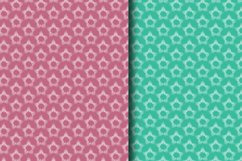 STAR SNOWFLAKE PATTERN DIGITAL PAPERS Product Image 2