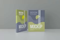 Book Cover Mockup 3d Rendering Illustration Product Image 2