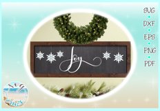 Joy Horizontal Wood Sign SVG Dxf Eps Png PDF Product Image 3