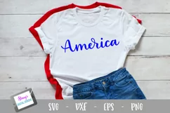 America SVG | Patriotic SVG file |4th of july Product Image 1