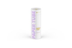 Closed Paper Tube Mockup 40x122mm Product Image 2