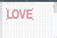 Love Letters with Flourish for Valentine's Day SVG files Product Image 4