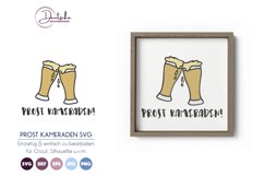 Prost Kameraden SVG | Bier SVG Product Image 1