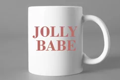 Jolly Babe Christmas SVG - PNG, DXF, SVG, EPS, Cut File Product Image 6