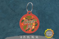 Floral Choose Joy SVG Product Image 3