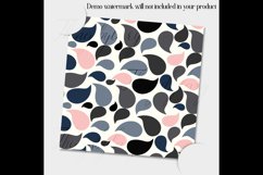 12 Bakery Digital Papers in Indigo and Blush Pink Color Product Image 2