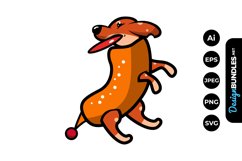 Dachshund Hotdog Illustrations Product Image 1