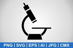 Vector Microscope Icon Product Image 1
