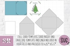 3D Christmas insert card design| Paper cutting | Cricut Joy Product Image 2