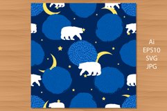 Bear. 6 Seamless patterns. Product Image 3