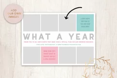 PSD Year In Review Photo Card Template #7 Product Image 2