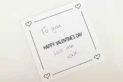 Valentines Day Shadow Box Tunnel Card, Cricut Joy Compatible Product Image 9