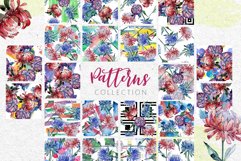 Autumn Asters Watercolor png Product Image 3