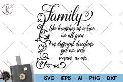 Mom-Family branch quote svg Product Image 1
