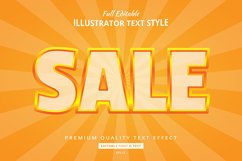 Sale Orange Illustrator Text Style Effect Product Image 1