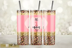 No1 Mom Mother's day sublimation design Tumbler wrap png Product Image 1