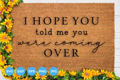 Farmhouse Doormat SVG | Funny Doormat | Home Decoration Svg Product Image 1