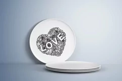 Heart SVG | Zentangle Floral Heart | Flower SVG | Love SVG Product Image 7