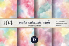 Pastel Watercolor Wash | Soft Abstract Texture Product Image 1