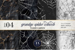 Spooky Grunge Cobweb Digital Papers |Spooky Digital Paper Product Image 1