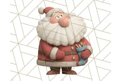 Santa Claus Clipart, North Pole Holiday PNG Graphics Product Image 3