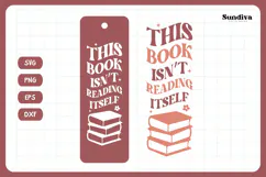 Bookmark Saying SVG | Funny Book Lovers - Isn't Reading Product Image 3
